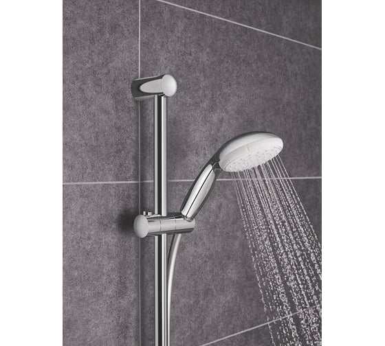 Душевой гарнитур GROHE Tempesta New, душевая штанга 600 мм, хром 26162001