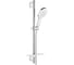 Душевой гарнитур GROHE Rainshower SmartActive 130, 3 вида струи, белая луна 26576LS0 1