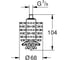 Запасная головка ершика GROHE 40870000 2
