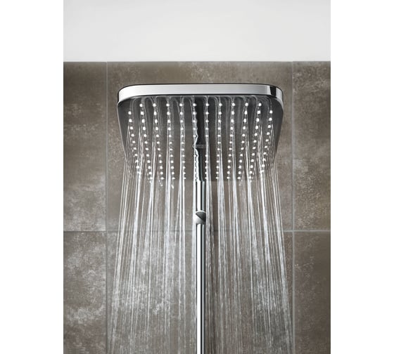 Душевая система GROHE Tempesta Cosmopolitan 250 CUBE с термостатом для ванны, излив 169 мм, хром 26691000