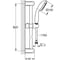 Душевой гарнитур GROHE Vitalio Go 100, хром 26196000 2