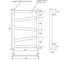 Водяной полотенцесушитель Point феникс п5 500x600, белый PN15156W 5
