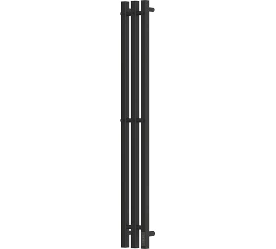 Электрический полотенцесушитель Point гермес п3 120x1200 диммер справа, черный PN13822B