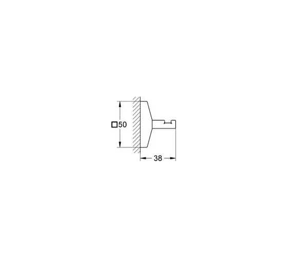 Крючок для халата Grohe Allure Brilliant хром 40498000