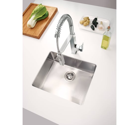 Смеситель для кухни GROHE Eurocube профессиональный, суперсталь 31395DC0