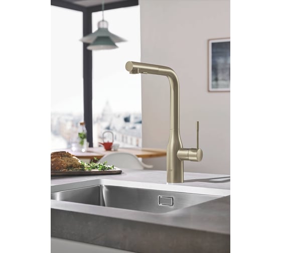 Смеситель для кухни GROHE Essence New, никель матовый 30270EN0