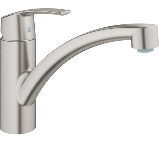 Смеситель для кухни GROHE QuickFix Start с низким изливом, суперсталь 32441DC1