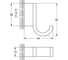 Крючок Grohe Selection темный графит матовый 41039AL0 3