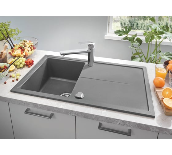 Смеситель для кухни GROHE Eurosmart 2021, средний излив, хром 30463000