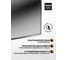 Шторка на ванну Teymi Helmi S 1400x700, тонированное стекло, толщина стекла 8 мм, профиль-хром T00402CH ЦБ-00266997 6