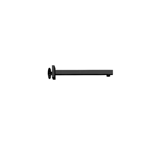 Держатель настенный для верхнего душа Mamoli EUCLIDE Matt black 345L40K