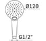 Ручной душ Mamoli SHOWER 3 режима Chrome 2070001 2