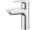 Смеситель для раковины Grohe BauEdge с ограничителем температуры, гладкий корпус, размер m, хром 23904001 00000088402 3