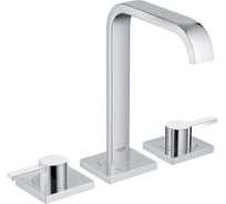 Смеситель для раковины Grohe Allure с донным клапаном и длинными рукоятками, на 3 отверстия, хром 20188000
