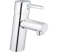 Смеситель для раковины Grohe Concetto с нажимным сливным гарнитуром, S-Size, хром 23931001