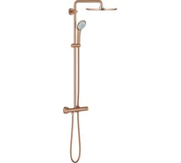 Душевая система GROHE Euphoria System 310 с термостатом для настенного монтажа, теплый закат матовый 26075DL0