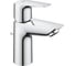 Смеситель для раковины Grohe BauEdge с ограничителем температуры и рычажным донным клапаном, размер S, хром 23328001 1