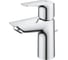 Смеситель для раковины Grohe BauEdge с ограничителем температуры и рычажным донным клапаном, размер S, хром 23328001 3
