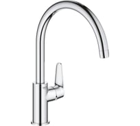 Смеситель для кухонной мойки Grohe Start Curve с высоким C-изливом, хром 31554001