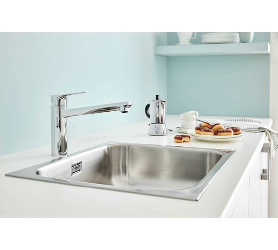 Смеситель для кухонной мойки Grohe Start Curve хром 31717000