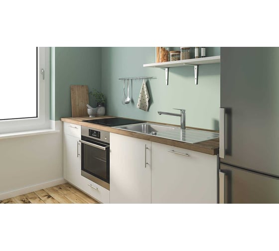 Смеситель для кухонной мойки Grohe Start Curve хром 31717000