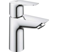 Смеситель для раковины Grohe BauEdge с ограничителем температуры и нажимным донным клапаном, размер S, хром 23895001