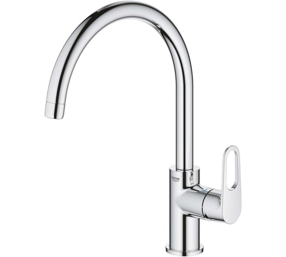Смеситель для кухонной мойки Grohe Start Flow с высоким C-изливом, хром 31555001