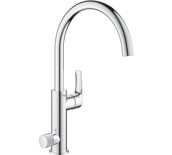 Смеситель для кухонной мойки Grohe Blue Pure BauCurve с функцией очистки водопроводной воды, хром 31722000 31723000