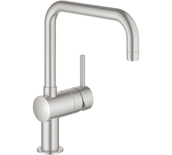 Смеситель для кухонной мойки Grohe Vento с U-образным изливом, суперсталь 30429DC0 1