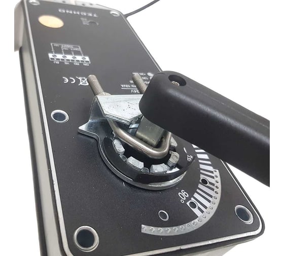 Трехходовой шаровый кран TECHNO HK340-SC10DF/230V DN40, резьба G1-1/2 с электроприводом 10Нм, 220В, управление открыто/закрыто с возвратной пружиной 632402
