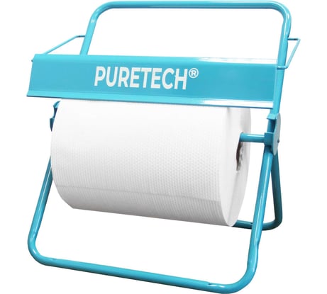 Диспенсер для протирочных материалов в рулонах Puretech настенный с мешком, шт D1001