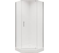 Душевое ограждение Niagara Nova 100x100x190 см, трапеция, распашная дверь 00306902
