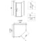 Душевой уголок Niagara Nova 90x90 см 68050811BLACK 00280245 3
