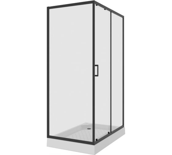 Душевой уголок Niagara Nova 120x80 см, чёрный 68120812BLACK 00280252