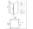 Душевой уголок Niagara Nova 90x90 см 68010811BLACK 00280241 3