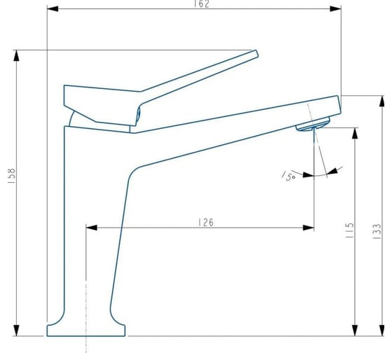 Смеситель для раковины Haiba HB10818-7 313697 00313697