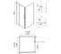Душевой уголок Niagara Nova 100x100 см 68020811BLACK 00280242 3