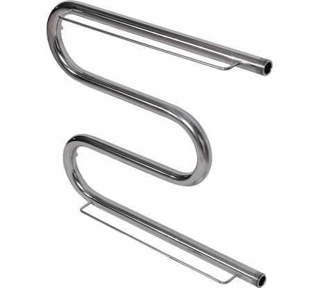 Водяной М-образный полотенцесушитель ТЕРА с полкой 500х400 наружная резьба 1 ПСВ-06-01