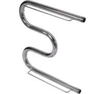 Водяной М-образный полотенцесушитель ТЕРА с полкой 600х400 наружная резьба 1 ПСВ-06-08