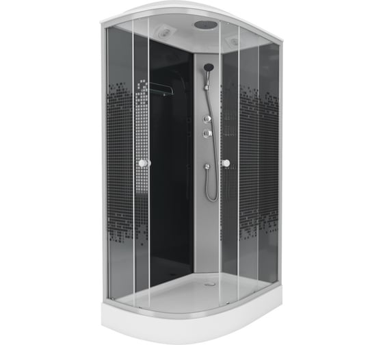 Душевая кабина Niagara Eco 1200x800 мм, мозаика NG-4512-14R BLACK 00299357 1