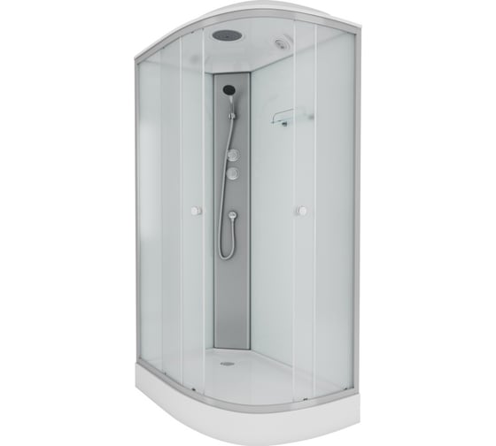 Душевая кабина Niagara Eco 1200x800x2150 мм, усиленный низкий поддон, стекло матовое, бессиликоновая сборка NG-4312-14L 00298769