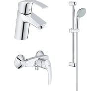 Смеситель для раковины Grohe 33265002 eurosmart 2015 смеситель для душа 33555002 tempesta new душевой гарнитур 27853000 123576 Grohe 00000086464