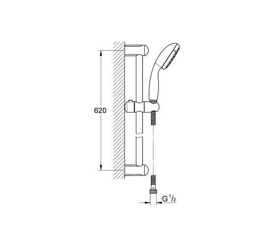 Смеситель для раковины Grohe 33265002 eurosmart 2015 смеситель для душа 33555002 tempesta new душевой гарнитур 27853000 123576 Grohe 00000086464