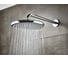 Верхний душ Grohe 250 круглый низ хром, верх белый, душевой кронштейн 380 мм хром 26668000 00000097917 4