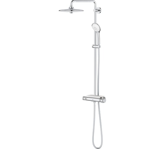 Душевая система Grohe 260 поворотная с термостатом, душ кругл хром 27296003 00000088390