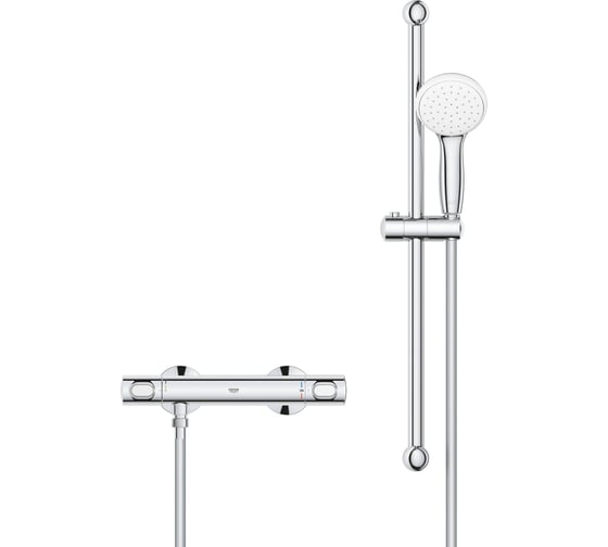 Термостат для душа с душевым гарнитуром Grohe 500 цвет хром 34796000 00000099148