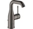 Смеситель для раковины Grohe Essence+ с донным клапаном и средним изливом, темный графит глянец 23462A01 1