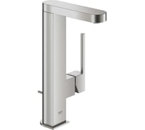 Смеситель для раковины Grohe Plus однорычажный, 1/2", L-Size, суперсталь 23851DC3