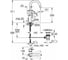 Смеситель для раковины Grohe Start Loop однорычажный, с донным клапаном, L-Size, хром 23780001 5