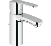 Смеситель для раковины Grohe Wave Cosmopolitan со сливным гарнитуром, EcoJoy 23202000
